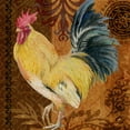 thumbnail image 2 of Art Licensing Studio 15x15 Black Ornate Wood Framed with Double Matting Museum Art Print Titled - Belle Rooster II, 2 of 4