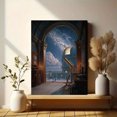thumbnail image 6 of Vintage Observatory Starscape Canvas Wall Art, Celestial Print for Living Room Bedroom Study Office Lounge Library Decor, 6 of 8