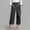Dark Gray, variant on Straight Leg Leggings for Women Tummy Control No Front Seam High Waisted Stretch Wide Leg Yoga Pants Daily Pilates Gym Workout Casual Trousers Black M