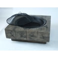 thumbnail image 3 of Wood Burning Fire Pit with Durable Wood Grain Composite Design, 3 of 9