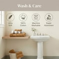 thumbnail image 4 of Modern Threads Pax Jacquard 6-Piece Adult Cotton Bath Towel Set, Gold, 4 of 7