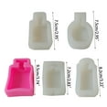thumbnail image 2 of 3D Perfume Bottle Candle Molds Handmade Soap Molds Small Pendant Baking Mould, 2 of 13