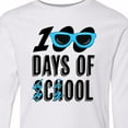 thumbnail image 4 of Inktastic 100 Days of School Cool Sunglasses Design Long Sleeve Youth T-Shirt, 4 of 5