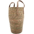 thumbnail image 5 of Maceta decorativa hecha a mano, cesta de almacenamiento de flores, maceta tejida de paja, 5 of 5