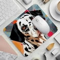 thumbnail image 2 of Spotted Dog Square Non-Slip Rubber Bottom Printed Desk Mat Mousepad for Office and Gaming - 8.3x9.8 Inch, 2 of 6