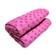 thumbnail image 2 of Toalla de yoga caliente para hacer ejercicio, cómoda toalla de yoga, absorbente de microfibra, antideslizante rosa roja, 2 of 8