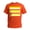 Short Sleeve - Neon Yellow/Orange, variant on Men's Basic Hi-Vis Safety Stripe Shirt, Neon Yellow/Orange - X-Large
