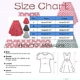 thumbnail image 2 of FAOWME Women's Skirts High Waisted Polka Dot Print Pleated A Line Retro Style Comfortable Fashion Mid Length Skirts For Casual Daily Wear,Red,S, 2 of 4