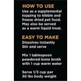 thumbnail image 2 of Nature's Diet Poudre de Protéine pour Bouillon d'Os, 16 oz, 159 Portions, 2 of 6