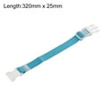 thumbnail image 2 of Uxcell Add a Bag Luggage Straps, Adjustable Suitcase Connect Belts with Buckle 280x25mm Sky Blue 2Pcs, 2 of 6