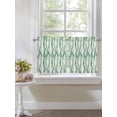 thumbnail image 4 of Green Weeping Eucalyptus 2 Panel Kitchen Curtains for Small Windows, Spring Summer Country Leaves Bathroom Tier Curtain, Short Window Treatment for Bedroom/Living Room 55"x36", 4 of 6