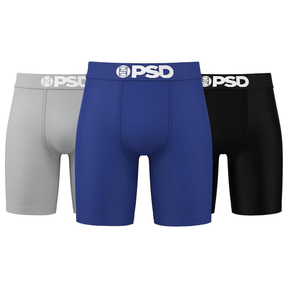 Boxers PSD LA Azul Algodón 7" Entrepierna Paquete de 3 2XL
