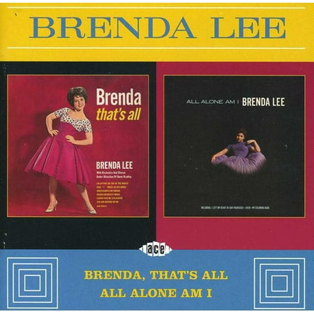 Brenda That's All / All Alone Am I (CD) (Brenda Lee The Best Of Brenda Lee)