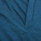 thumbnail image 4 of Gibobby Blusas Elegantes Para Mujer Camisa estampada para mujer, informal, corta, con mangas teñidas, camisetas con cuello en V, túnica, flor, blusa lateral suelta（Azul， M), 4 of 5