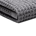 thumbnail image 1 of Sutera - Toalla Tipo Gofre De Hilo Plateado California - Algodón Pima Cultivado De Secado Rápido, Ultra Suave, Ligero Y Absorbente - Diseño De Tejido Tipo Gofre - Toalla De Lujo (Gris Baño) 31"X57"", 1 of 5
