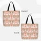 thumbnail image 2 of Disketp Swan Couple Bolsa Tote de Lona para Mujer, Bolso de Hombro y Cruzado con Cierre de Cremallera, 2 of 7