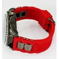 thumbnail image 3 of 53mm Montres Carlo Modern Sports Sparkling Stones Luxury Wrist Men's Dress Watch (Red), 3 of 4