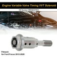 thumbnail image 2 of Unique Bargains Engine Variable Valve Timing VVT Solenoid for Ford Focus 2012-2020 Engine Camshaft Oil Control Valve No.CM5G6C570CC Silver Tone 1 Pcs, 2 of 6