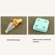 thumbnail image 5 of Kearding Máquina portátil para hacer helados, molde lavable reutilizable, moldes de cono de postre para nevera de verano, manualidades Mostrada Rosa, 5 of 6