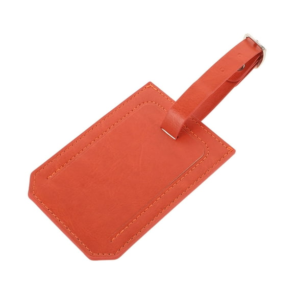 LULULION Cruise Ship Essentials For Women Luggage Tag Orange 1Set