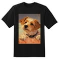 thumbnail image 2 of Plus Size Shirt for Women Black Tops for Women Short Sleeves Shirt for Women Dogs In The Night T Shirt Crewneck Shirt for Women XL, 2 of 5