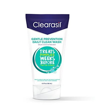 Clearasil Gentle Prevention Daily Clean Wash, 6.5 oz. (Packaging may