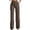 A-Brown1569, variant on High Waist Tailored Trousers For Women Slimming Straight Lightweight Work Full Length Pants