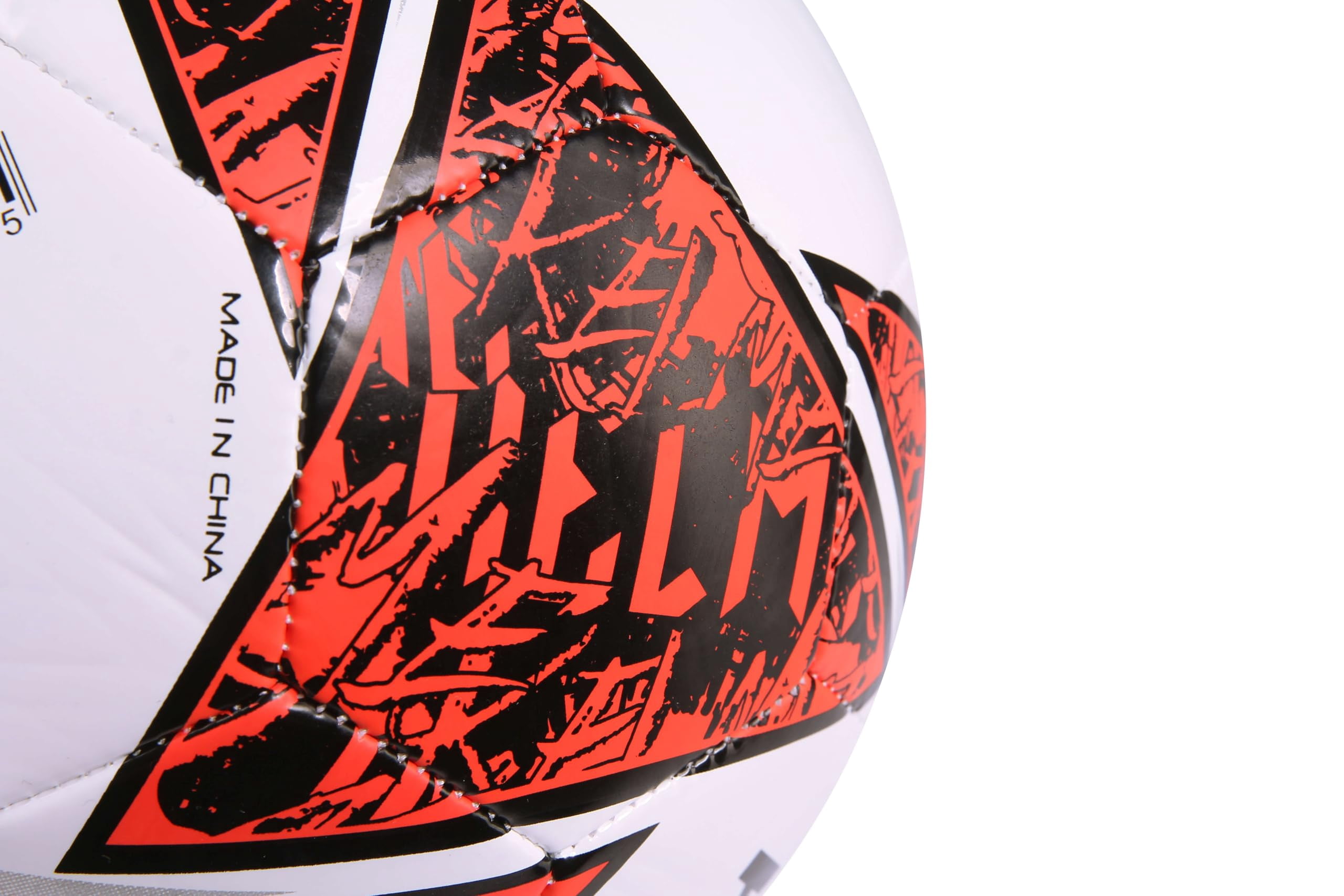 KELME Futsal Soccer Ball - Indoor Sala Ball Pelota de Futbol (White/Orange,