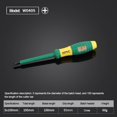thumbnail image 1 of Voltage Tester Screwdriver Slotted/Phillips Outlet Tester Pen Electrician Pocket Test Pencil Hand Tools Driver Indicator 5x100mm Phillips, 1 of 6