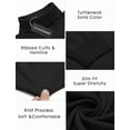 thumbnail image 6 of COOFANDY Men's Slim Fit Turtleneck Sweater Casual Basic Knitted Long Sleeve Pullover Sweater, 6 of 10