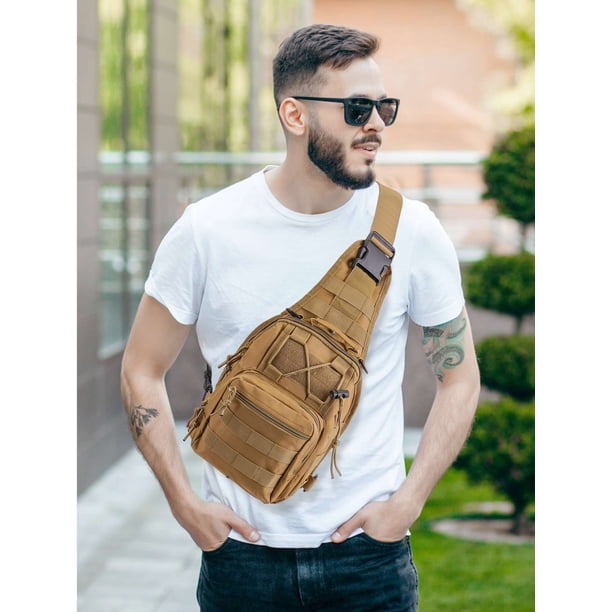 best travel crossbody sling bag for men Peicees Small Waterproof Bag Man Purse Slim Chest Backpack Shoulder Bag For Hiking : Clothing, Shoes & Jewelry Are you looking for an affordable and extremely convenient over the shoulder sling backpack to take on day trips or hikes Best Crossbody Bags for Travel
