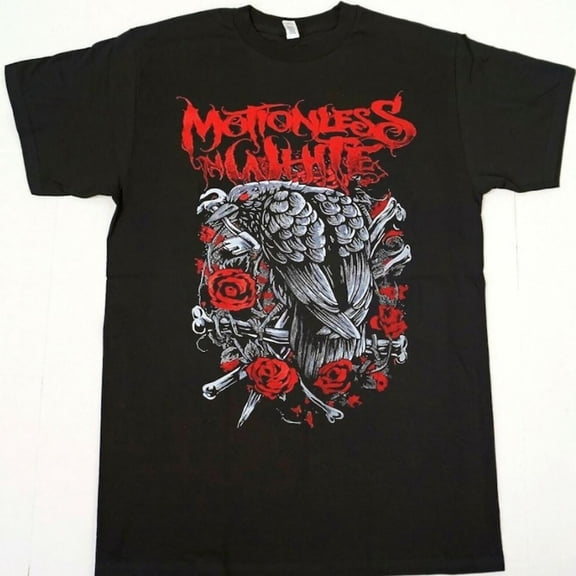 Motionless In White Black Bird And Rose