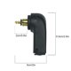 thumbnail image 3 of Adaptador Digital para Motocicleta Riwesomey USB Dual Resistente al Agua Azul VI017664-02B, 3 of 6