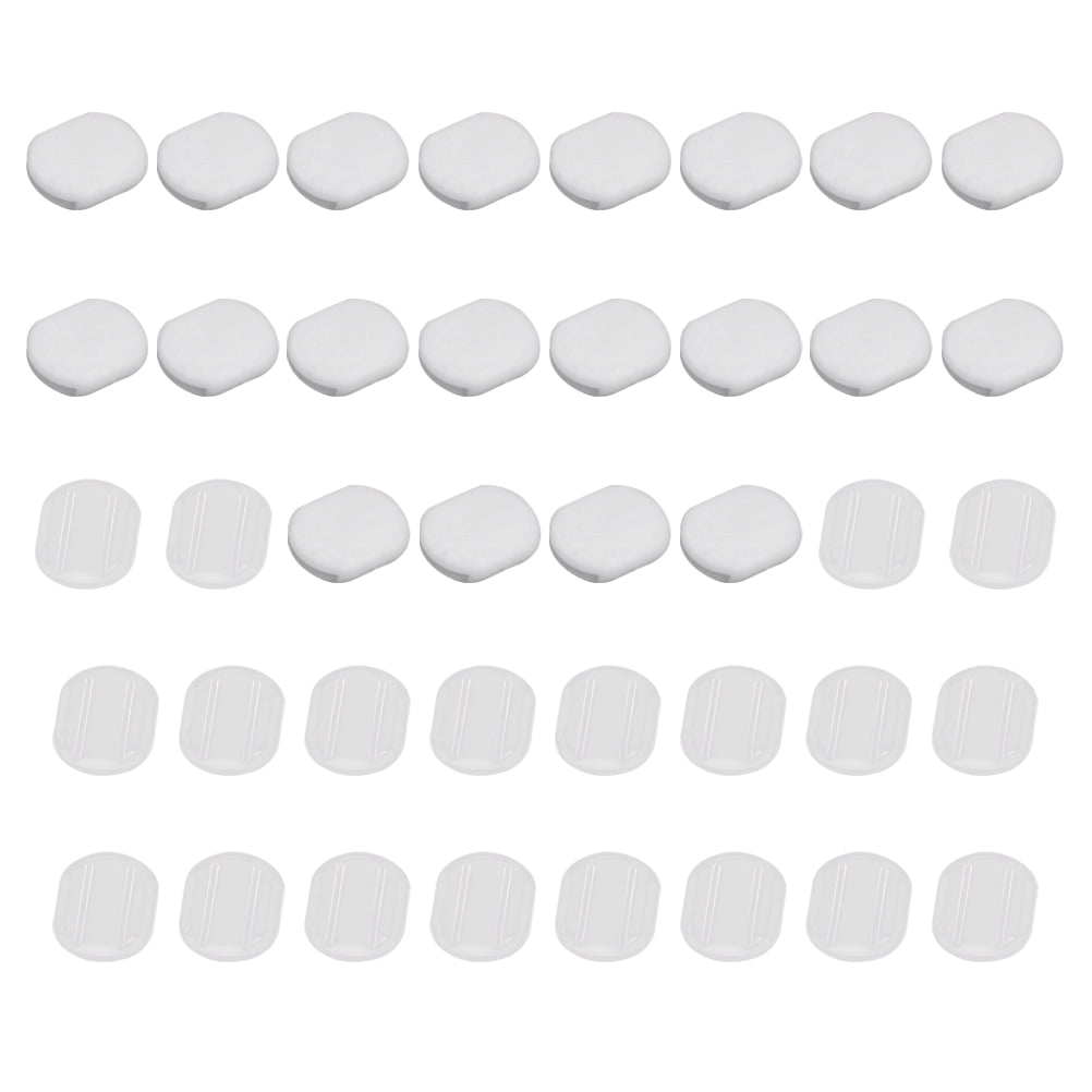 Etereauty Clip Ear Earring Transparent Cushion Pads Accessories