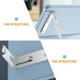 thumbnail image 4 of Qnmwood Foldable Cell Stand - Multi-angle Cradle - Tabletop Rack - Silver, 4 of 6
