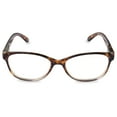 thumbnail image 2 of Inner Vision Women's Reading Glasses w/ Spring Hinges & Case - (3.5 x Magnification) - Brown Tortoise, 2 of 6