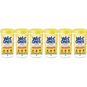 Wet Ones Hand Wipes, Tropical Splash Scent, 40 Count Pack of 6