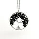 thumbnail image 1 of Zhuge Collar con colgante de árbol de la vida para hombre y mujer, collar con árbol de la vida de cristal de piedra natural (negro, cadena), 1 of 4