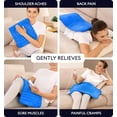 thumbnail image 2 of Geniani XL Double-Sided Electric Heating Pad for Back Pain & Cramps Relief – Heat Pad with 6 Heat Settings, Auto Shut Off, Ultra-Soft Machine Washable Fabric for Everyday Comfort (12"×24", Blue), 2 of 9