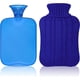 thumbnail image 1 of Botella de agua caliente de goma con tapa de punto, bolsa de agua caliente transparente de 2 litros - azul, 1 of 1