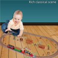 thumbnail image 2 of pitrice 134/190Pcs Classic Christmas Train Set Mini Train Toy Set with with Headlight Smoke Realistic Sounds Electric Rail Car Toy Set for Kid, 2 of 8