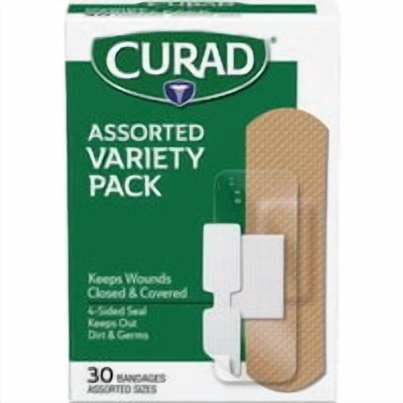 Medline Curad Flex-Fabric Variety Pack Bandage - Pack of 2 Stock-Up Pack