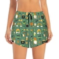 thumbnail image 2 of KLL St. Patrick's day Pattern Shorts Women,Athletic Shorts High Waisted Running Shorts Pocket Sporty Short Gym Elastic Workout Shorts-X-Large, 2 of 7