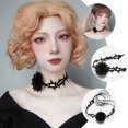 thumbnail image 2 of Collier Fleur Collier Ras-de-Cou d'Halloween Collier Ras-de-Cou Sorcière Jeu de Rôle Collier Fleur, 2 of 7