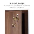 thumbnail image 2 of vlrwzc Vintage Metal Doorbell Retro Animal Magnetic Suction Wind Chimes Door Decoration for Shopkeepers, Wall Door Ornaments for Indoor Outdoor Decoration, 2 of 7