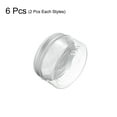 thumbnail image 3 of Uxcell 6 PCS 3 Estilos Latas de Aluminio Huecas 3.4oz/100ml Latas Ambientadoras Recipientes con Tapas Huecas Tarros Redondos para Almacenamiento en Viajes Aéreos, 3 of 6