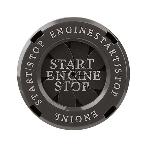 Modificación Del Interior Del Coche, Botón de Arranque de Un Solo Botón, Cubierta Protectora de Rotación de Encendido, Decoración Del Anillo de Arranque de La Motocicleta