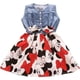 thumbnail image 1 of Vestido de niña nueva ropa para niños verano nuevo algodón playa Minnie vaquero costura patrón de dibujos animados vestido de niña 3-7Y Tan Jianjun  unisex, 1 of 2