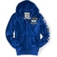 thumbnail image 1 of Aeropostale California Full Zip Up Sudadera con capucha para hombre, azul, pequeño, 1 of 1