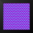 thumbnail image 2 of Lewis, Sheldon 12x12 Black Modern Framed Museum Art Print Titled - Chevron 6, 2 of 5